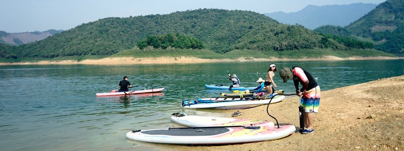 Chèo SUP khám phá Đà Bắc – Mũi Thiên Đường (2N1Đ)