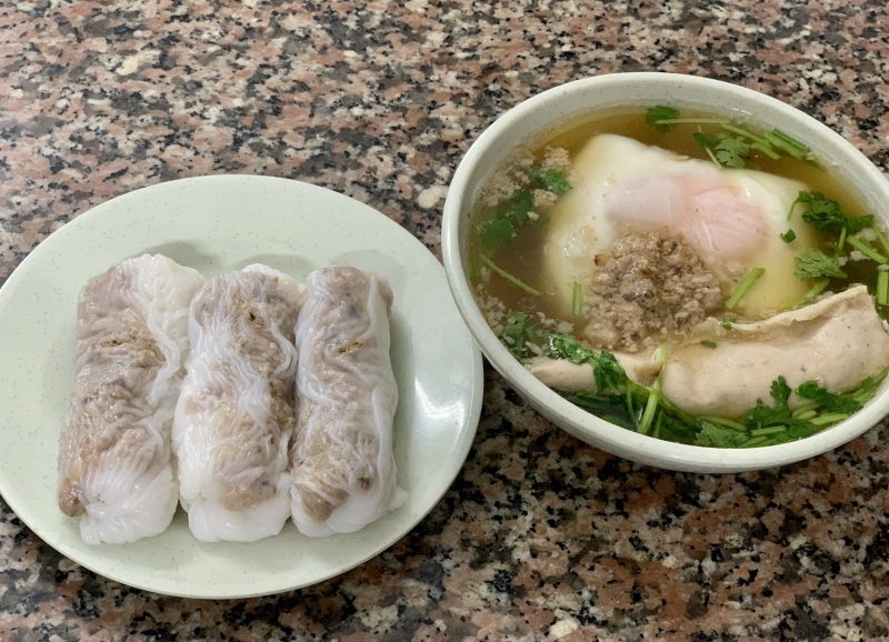 bánh cuồn trứng hà giang